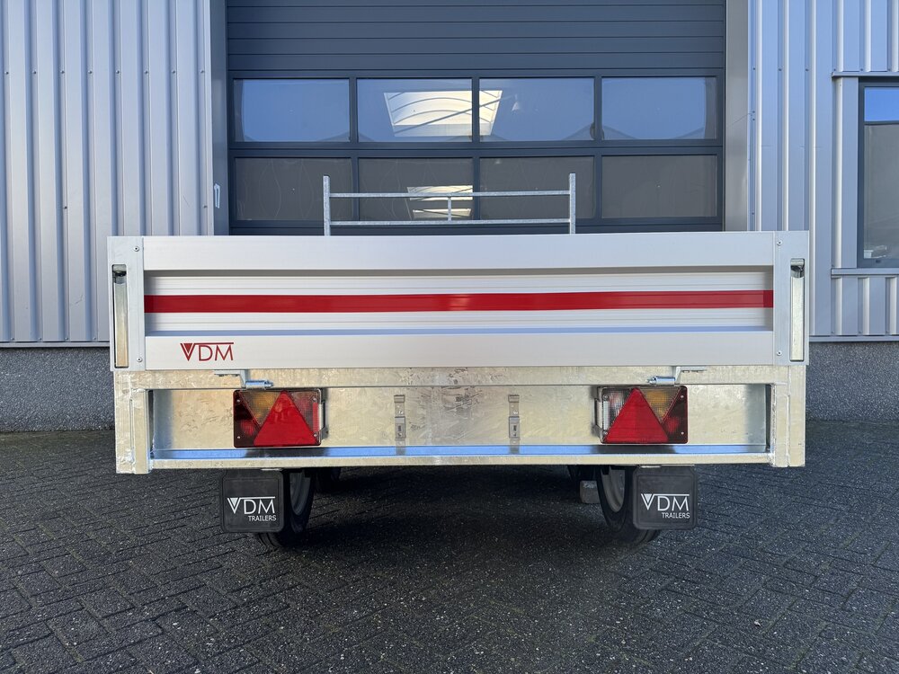Plateauwagen 260x150cm - 750kg  - ongeremd - dubbelas