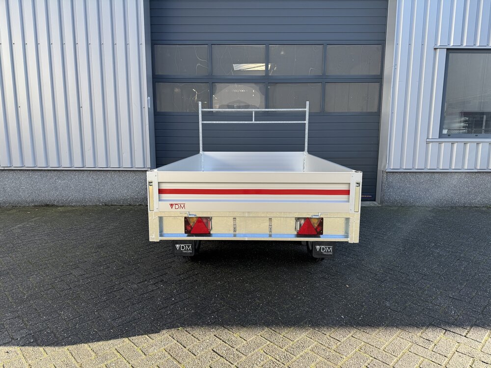 Plateauwagen 260x150cm - 750kg  - ongeremd - dubbelas