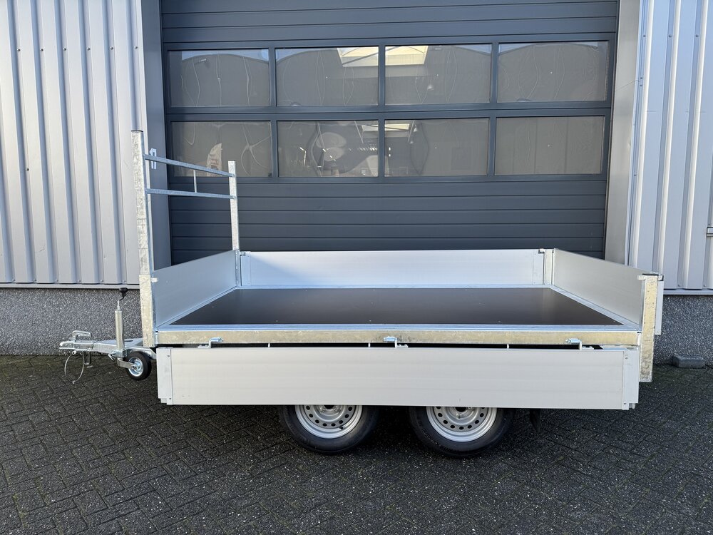 Plateauwagen 260x150cm - 750kg  - ongeremd - dubbelas