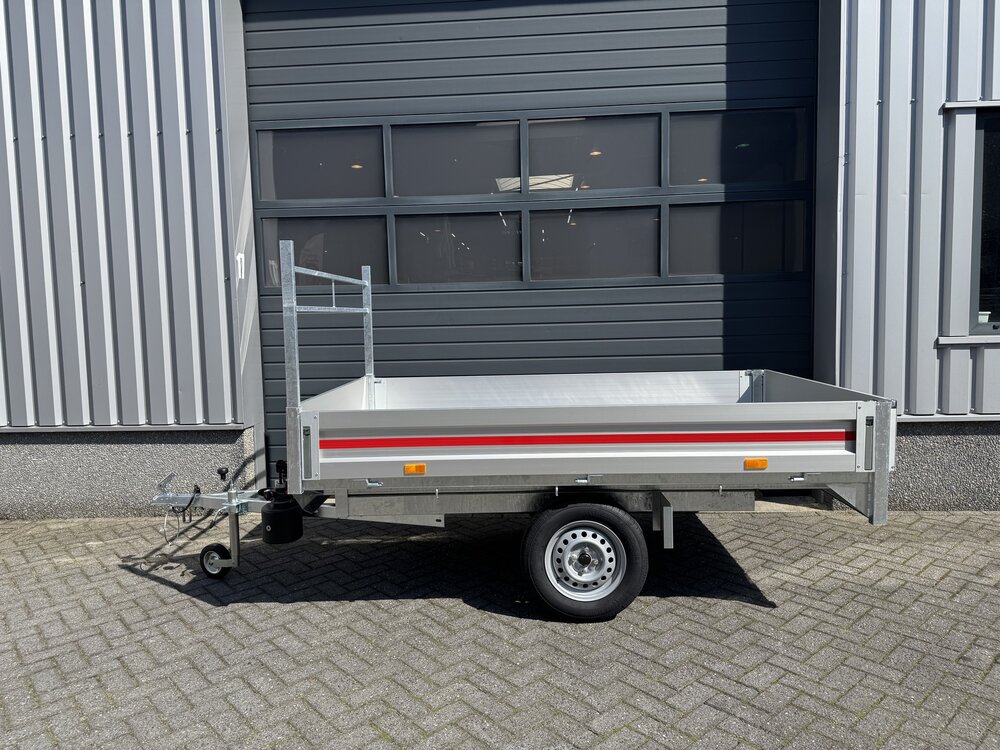 Kipper 260x150cm - 750kg - enkelas- ongeremd