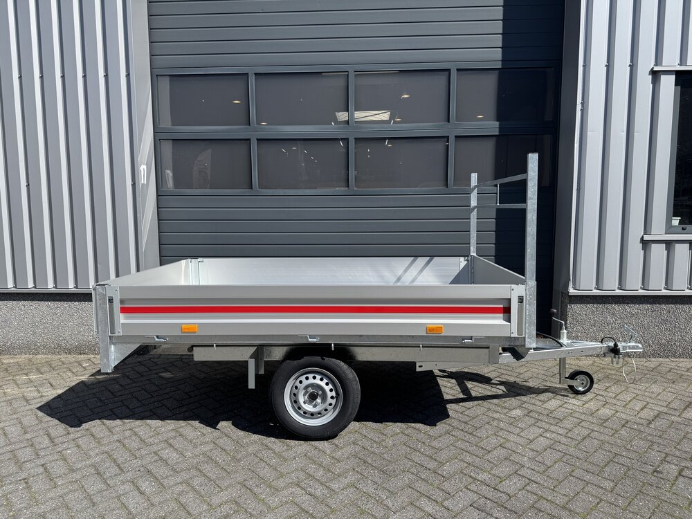 Kipper 260x150cm - 750kg - enkelas- ongeremd