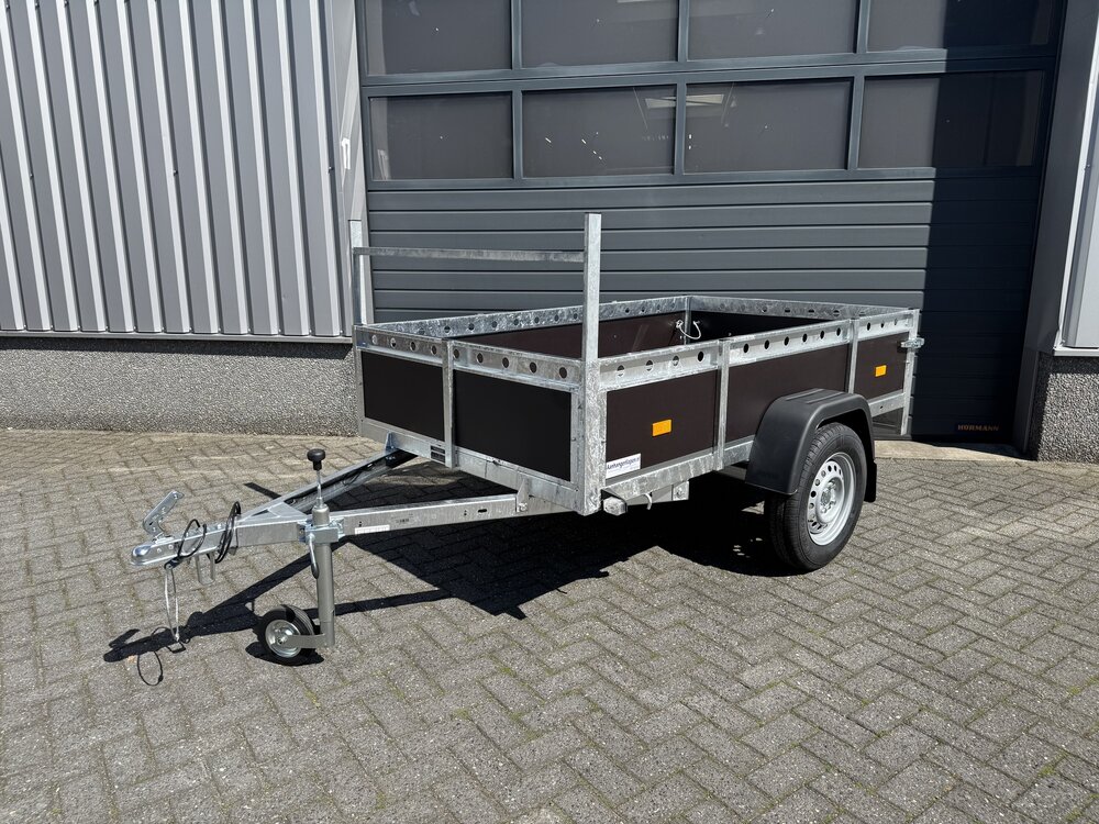 Aanhangwagen enkelas 225x132cm - 750kg - ongeremd