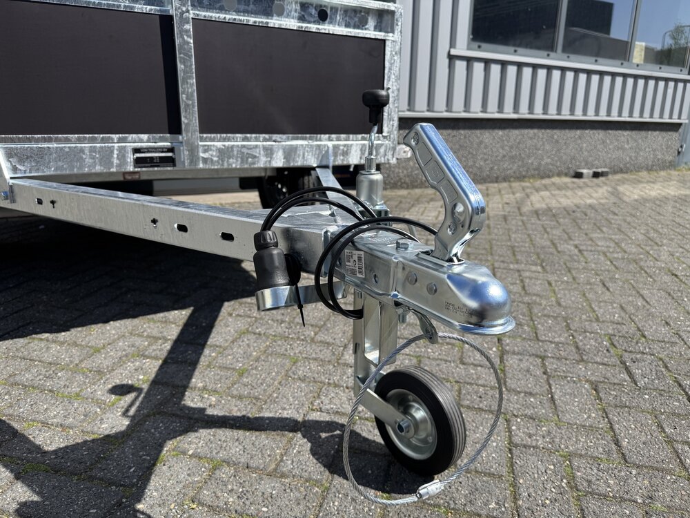 Aanhangwagen enkelas 225x132cm - 750kg - ongeremd