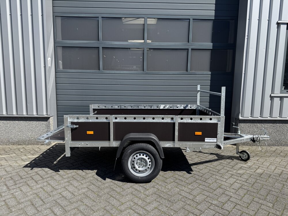 Aanhangwagen enkelas 225x132cm - 750kg - ongeremd