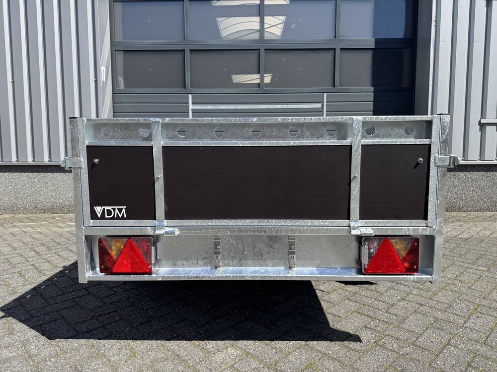 Aanhangwagen enkelas 225x132cm - 750kg - ongeremd