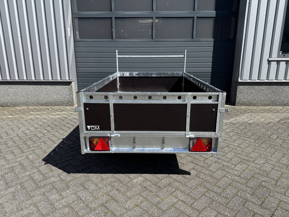 Aanhangwagen enkelas 225x132cm - 750kg - ongeremd