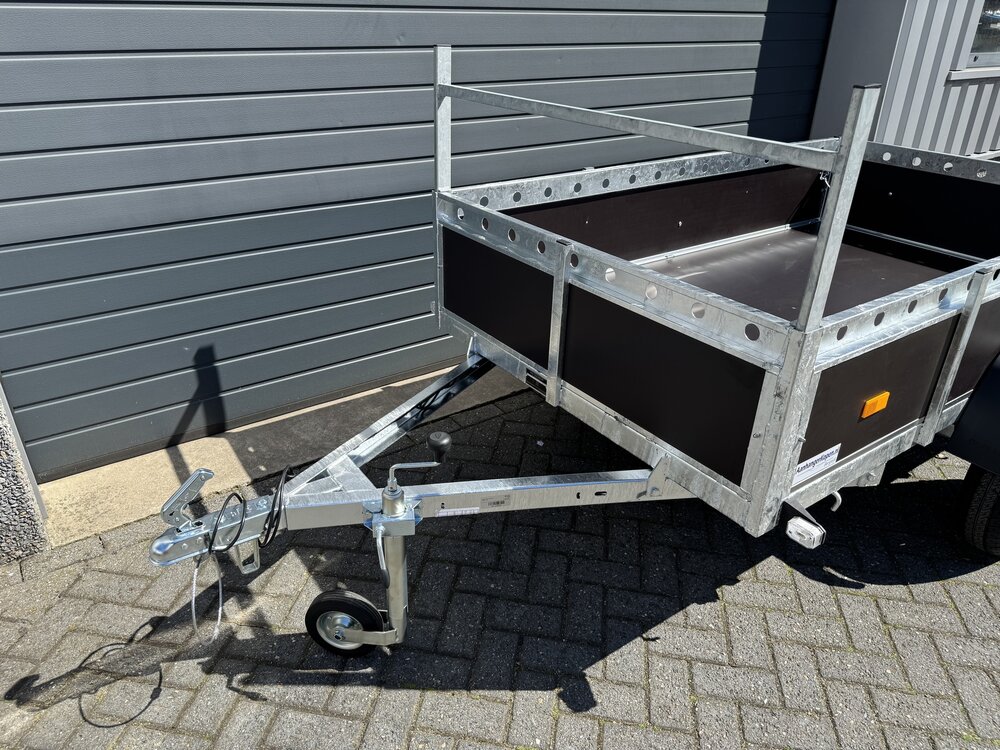 Aanhangwagen enkelas 225x132cm - 750kg - ongeremd