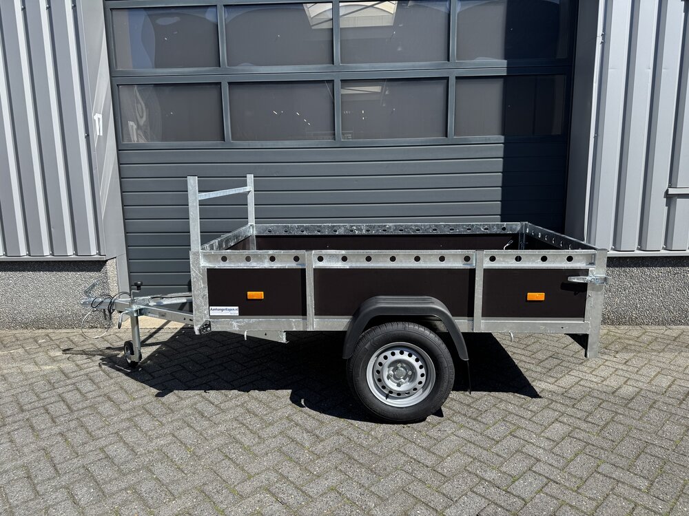 Aanhangwagen enkelas 225x132cm - 750kg - ongeremd