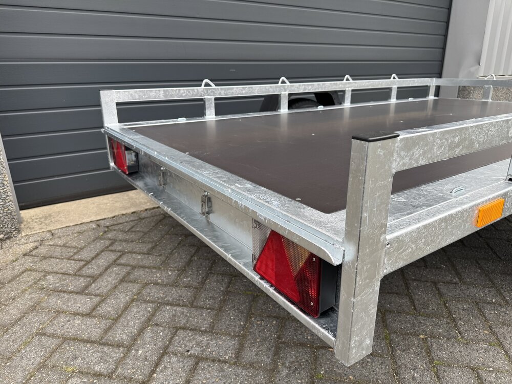 Multi transporter enkelas  258x150cm - 750kg - ongeremd