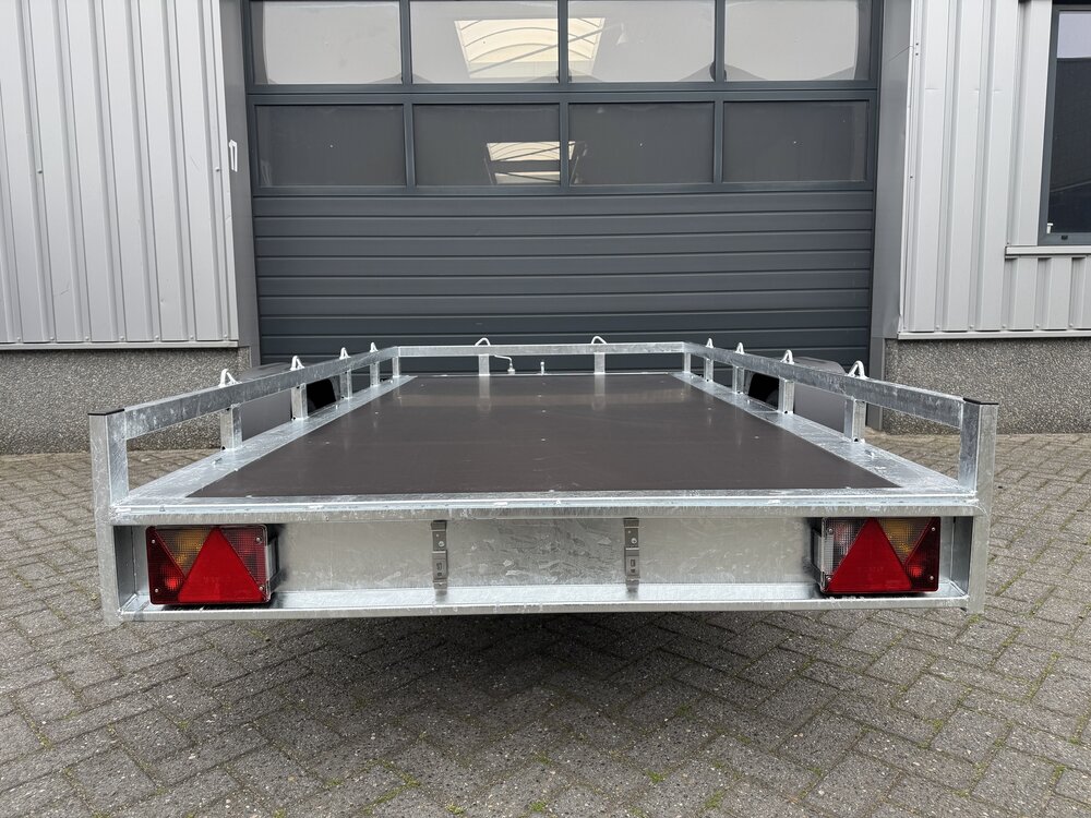 Multi transporter enkelas  258x150cm - 750kg - ongeremd
