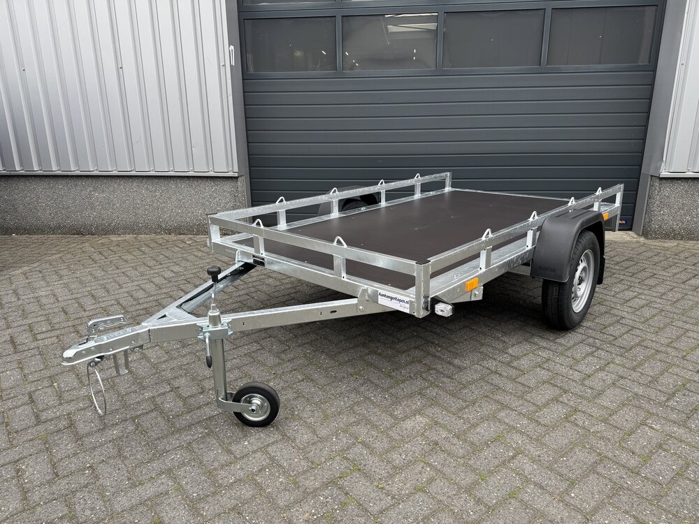 Multi transporter enkelas  258x150cm - 750kg - ongeremd