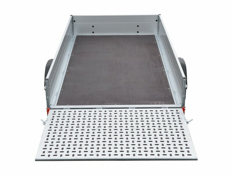 Bakwagen enkelas kantelbaar 210x128cm - 750kg - ongeremd