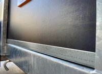 Bakwagen enkelas 257x132cm - 750kg - ongeremd