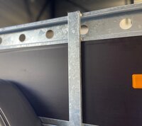 Bakwagen enkelas 257x132cm - 750kg - ongeremd