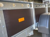 Bakwagen enkelas 257x132cm - 750kg - ongeremd