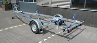 Vlemmix enkelas boottrailer 631x210cm 1350kg