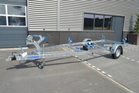 Vlemmix enkelas boottrailer 631x210cm 1500kg