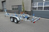 Vlemmix dubbelas boottrailer 700x220cm 3000kg