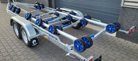 Vlemmix dubbelas Flex-Rol Boottrailer 700x220cm 3500kg