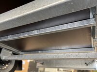 VDM bagagewagen met bruine betonplex