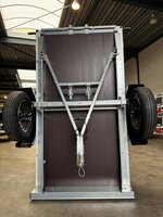 Bakwagen enkelas 208x114cm - 750kg - ongeremd