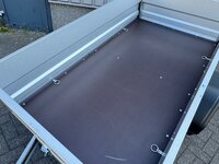 Bakwagen enkelas 208x114cm - 750kg - ongeremd