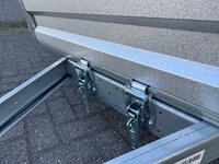 Bakwagen enkelas 208x114cm - 750kg - ongeremd