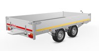 Plateauwagen 330x180cm - 3500kg - geremd 