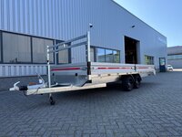 Plateauwagen 514x168cm - 2000kg - geremd 