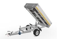 Kipper geremd 231x145cm - 1350kg - met alu borden 30cm 