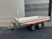 Plateauwagen 300x150cm - 750kg - ongeremd  