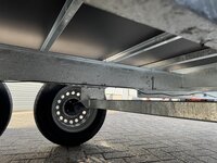 Plateauwagen 300x150cm - 750kg - ongeremd  