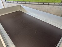 Plateauwagen 256x150cm - 750kg - ongeremd 