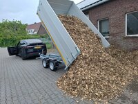 Kipper geremd 330x180cm - 3500kg - met alu borden 30cm - dubbelas - Rijplaten en steunpoten