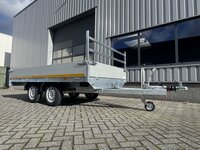 Plateauwagen 330x180cm - 2700kg - geremd 