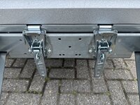 Bakwagen enkelas 208x114cm - 750kg - ongeremd - huif 120cm 