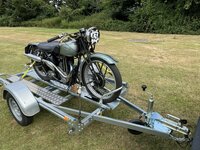 Erde motortrailer kantelbaar voor 1 motor