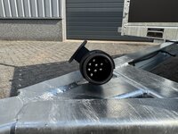 Multi transporter enkelas kipdissel en laadklep 300x150cm - 750kg - ongeremd