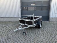 Bakwagen enkelas 200x132cm - 750kg - ongeremd