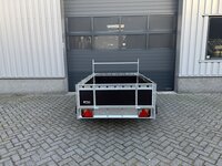 Bakwagen enkelas 200x132cm - 750kg - ongeremd