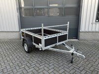 Bakwagen enkelas 200x132cm - 750kg - ongeremd