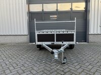 Bakwagen enkelas 200x132cm - 750kg - ongeremd