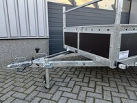Bakwagen enkelas 200x132cm - 750kg - ongeremd