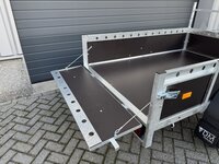 Bakwagen enkelas 200x132cm - 750kg - ongeremd