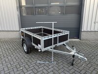 Bakwagen enkelas 200x132cm - 750kg - ongeremd