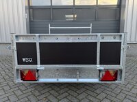 Bakwagen enkelas 200x132cm - 750kg - ongeremd