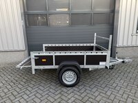 Bakwagen enkelas 200x132cm - 750kg - ongeremd