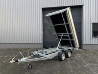 Kipper 311x180cm - 3500kg - dubbelas - geremd 