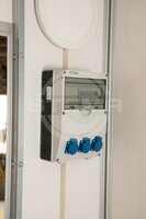 Zitgroep met extra wind- en inkijkbescherming en elektrisch pakket