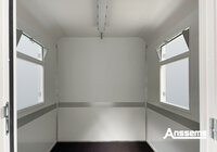 Bouwkeet / schaftkeet aanhangwagen - geremd 1400kg met Toilet